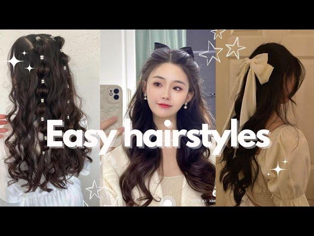 6 easy hairstyles  #hairstyle #fypシ #viral #explore #views
