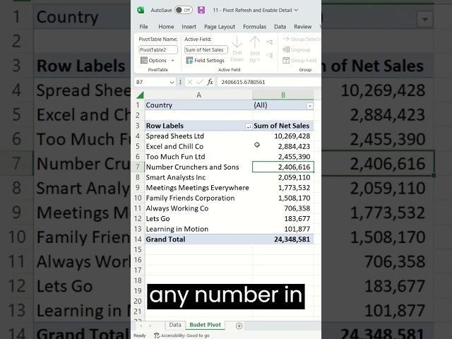 Auto Refresh Pivot Table Data (Great for Reporting)