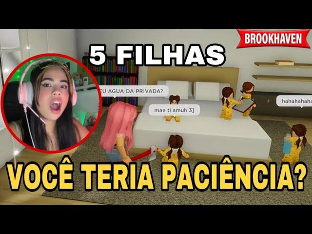 ADOTEI 5 GÊMEAS E O FINAL FOI TRISTE NO ROBLOX