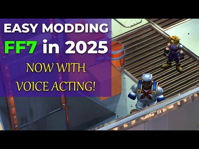 THE BEST WAY to Play FF7 (2025 Edition) | Modding Tutorial - Voice Acting, Widescreen & More!