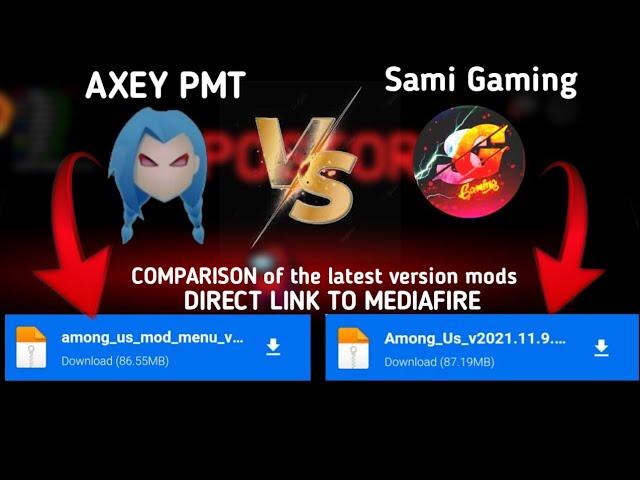 SAMI GAMING vs AXEY PMT - Among us || comparison || latest version 2021.11. 9.5 || Gold Falcon