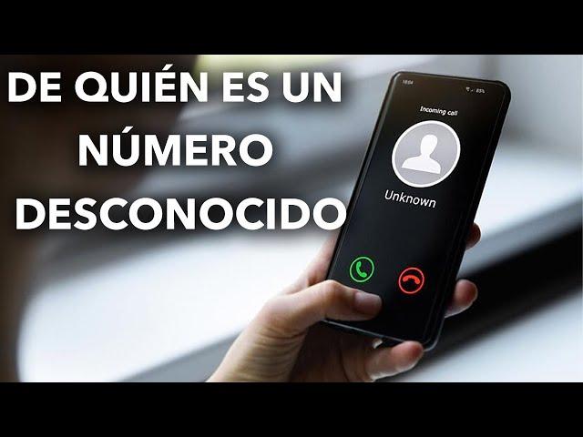 ¿Te llama un número desconocido? Así puedes saber quién es