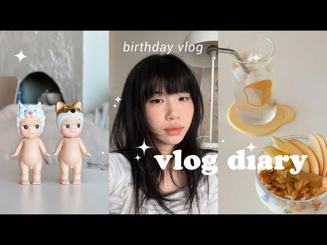 life lately  birthday picnic vlog, productive days, sonny angel unbox, productive days 🫧