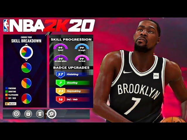 HOW TO MAKE THE BEST SF KEVIN DURANT BUILD IN NBA 2K20