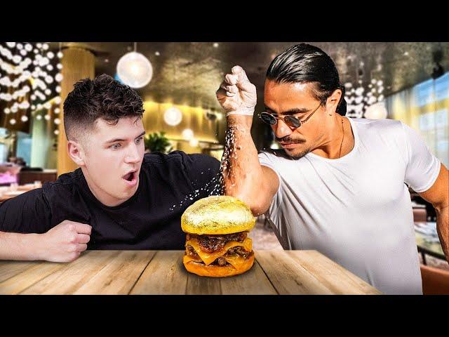 Challenging Salt Bae’s $300 Gold Wagyu Burger