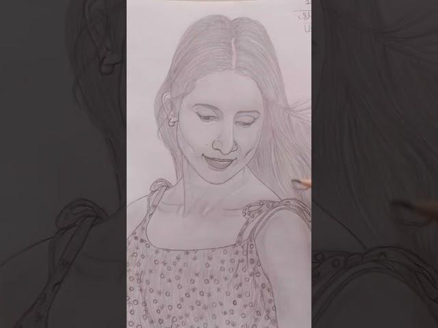 Realistic Woman Sketch by️ Sheetal Vishwakarma Please like this #sheevi #art #drawing #realastic 