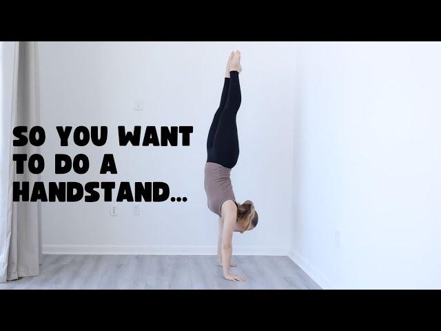 How To Do A Handstand│BEGINNER HANDSTAND TUTORIAL│Learn Handstand Basics│Handstand Tips & Tricks