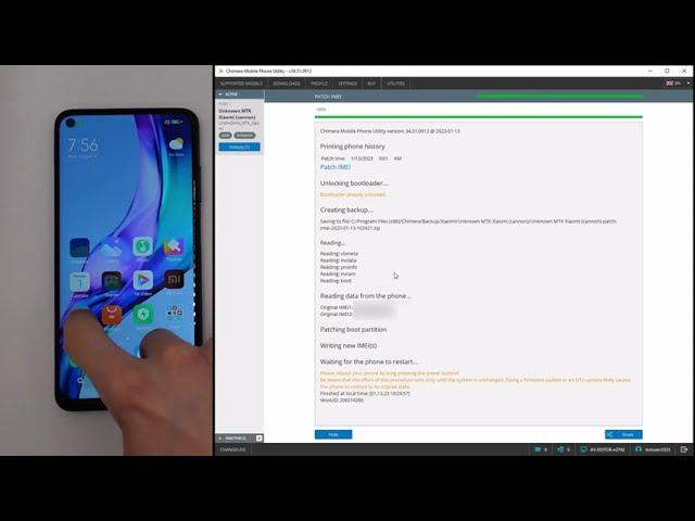 Xiaomi MTK Patch IMEI with ChimeraTool