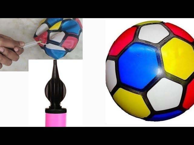 filling of inflatable ball with balloon pump/balloon ball/how to use balloon pump/balloon pump/kids