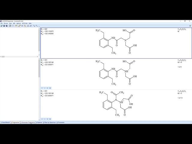 MS Fragmenter Overview