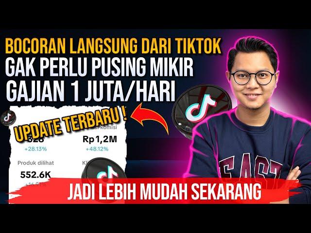 BOCORAN LANGSUNG DARI TIKTOK, GAK PERLU PUSING MIKIR KONTEN, GAJIAN 1 JUTA PERHARI !