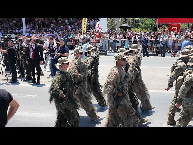 2024 KIBRIS BARIŞ HAREKATI 50.YIL KUTLAMALARI|ASKERİ GEÇİT TÖRENİ|KRALBATROS #army #military #asker