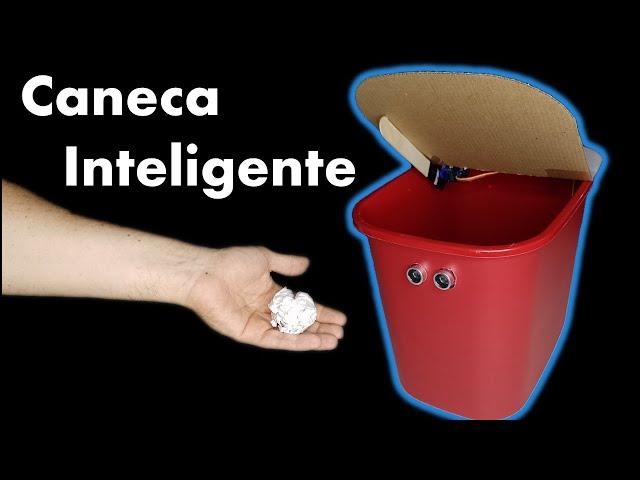 Caneca de Basura Papelera Inteligente: Arduino + Ultrasónico HC-SR04 Smart Dustbin