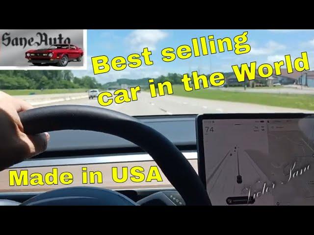 We test drove the best selling car in the world a 2024 Tesla Y EV