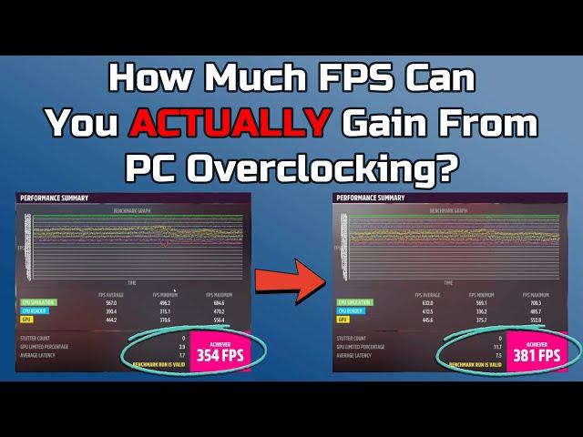 How Much FPS Can You ACTUALLY Gain From A PC Overclock?
