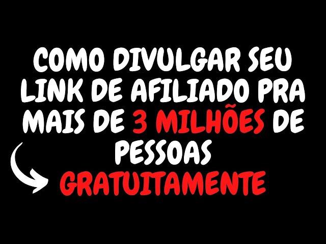 COMO DIVULGAR LINK DE AFILIADO GRÁTIS 2023 - Indexando seus links - Receba Leads no seu link grátis