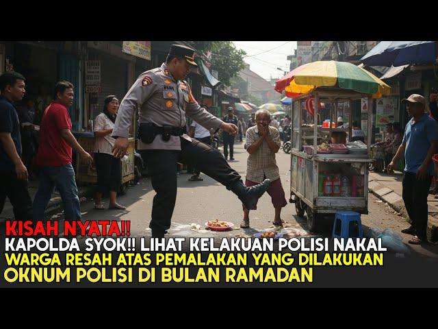 TERUNGKAP! Kapolda Menyamar Jadi Pedagang, Syok dengan Kelakuan Anggotanya!