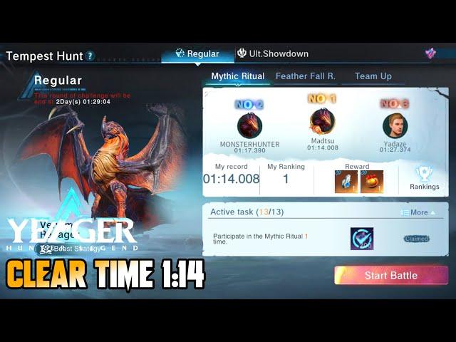 TEMPEST HUNT | MYTHIC RITUAL - VENOM RAVAGER | YEAGER: HUNTER LEGEND