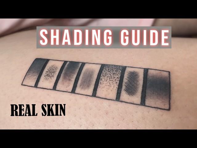 Tattoo Shading Guide on Real Skin - 7 Tattoo Shading Techniques