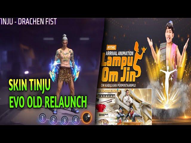 BOCORAN SKIN TINJU EVO, SKIN TINJU EVO RELAUNCH, ANIMASI LOBBY OM JIN RILIS LAGI