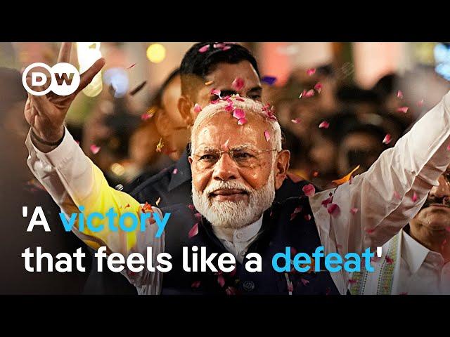 How weak has Modi come out of India's elections? | DW News