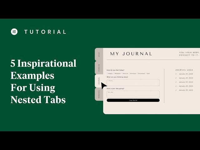 5 Inspirational Examples For Using Nested Tabs [Advanced]