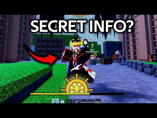 UPDATE 22, Blox Fruits New Secret Info...(SPOILER ALERT)