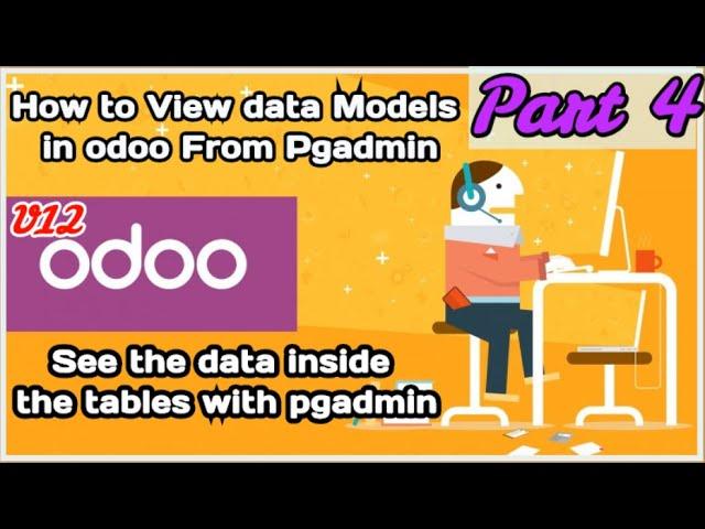 How to View data Models in odoo From Pgadmin