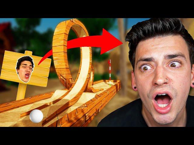 SOMEONE MADE ME MY OWN LEVEL?! (Golf It)