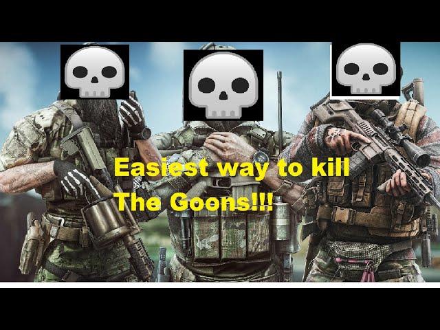 Easiest way to kill The Goons (Shoreline)