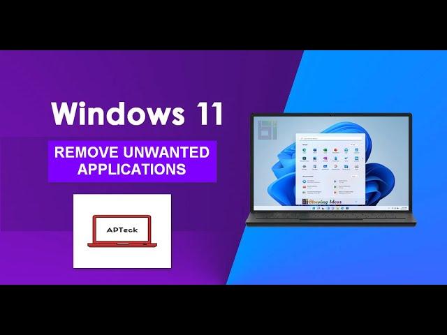 Disable Unwanted Apps in Windows 11 start up | APTeck Tutorials