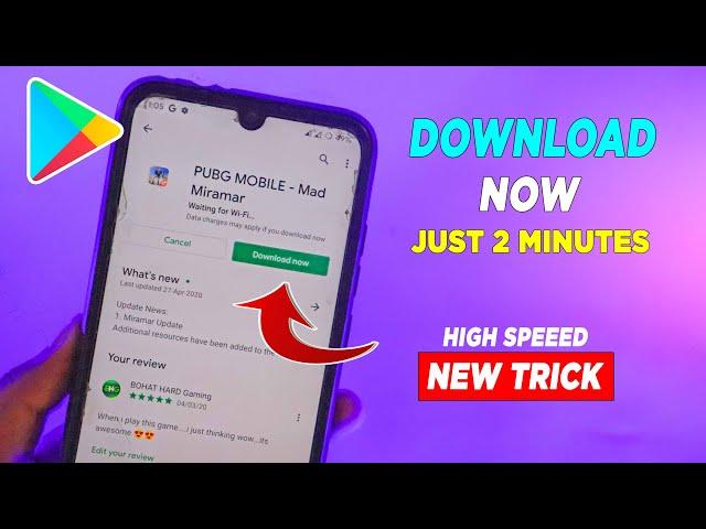 Download Big File On PlayStore Only 2 Minutes | PlayStore Secret Settings 2020