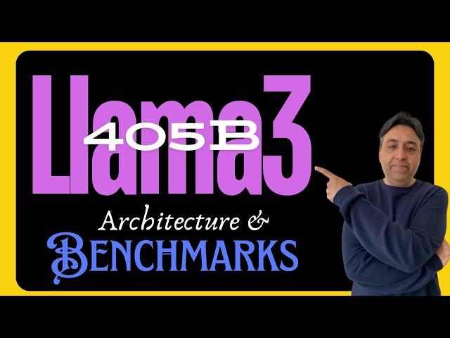 Meta Llama-3.1 405B - Architecture and Benchmarks Revealed