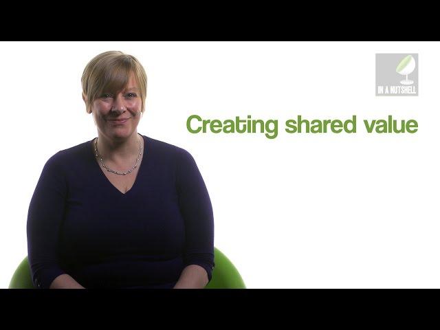 How to create shared value - In a nutshell