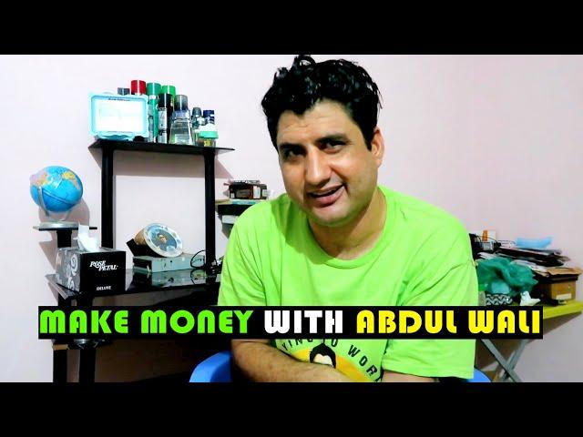 Make Money Online with Abdul Wali in Pakistan (Onlineustaad)
