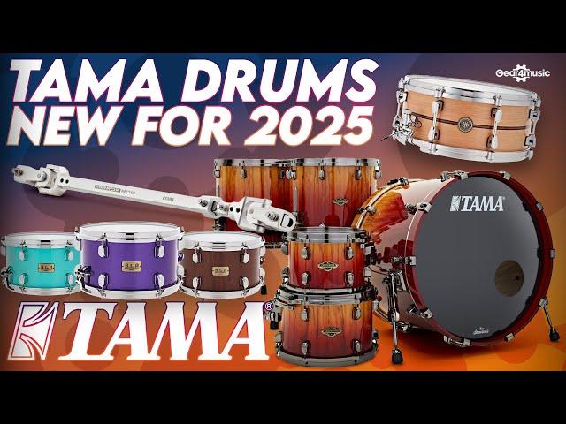 ALL NEW TAMA drums for 2025!!! | Gear4music Drums