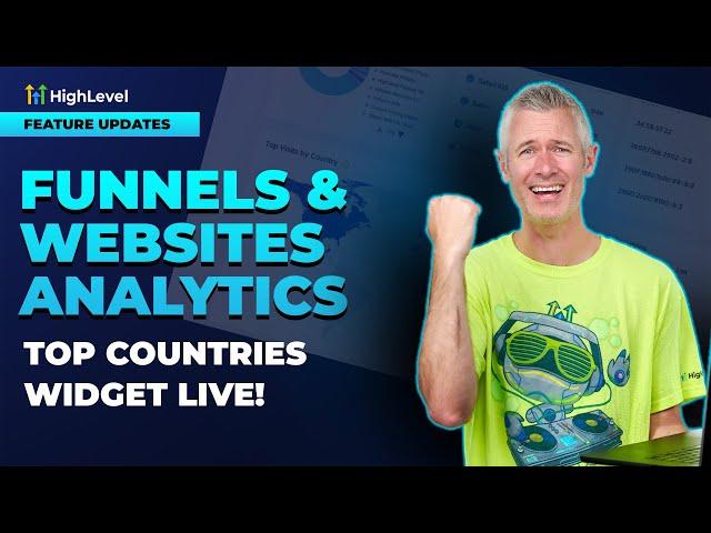 Funnels & Websites Analytics - Top Countries Widget Live!