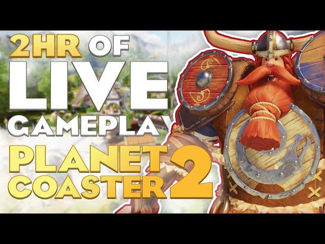   2 ACTUAL HOURS  of Gameplay in PLANET COASTER 2!!