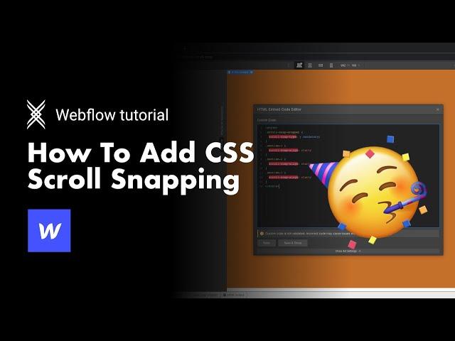 The Best Method of Scroll Snapping! Easy Webflow Interactions