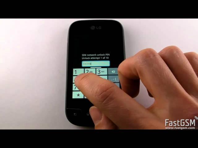 LG Optimus Net P690 Network Unlock Instructions | FastGSM