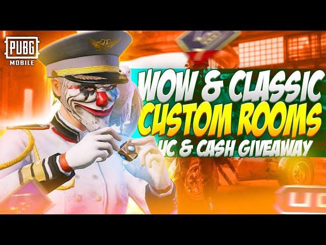 Wow Rooms Live | Tdm Rooms Live  _ Pubg Mobile Live Rooms