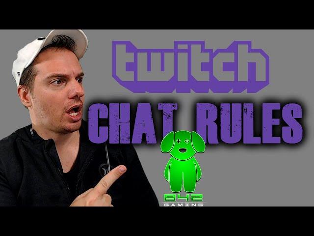 How to change your chat rules on Twitch