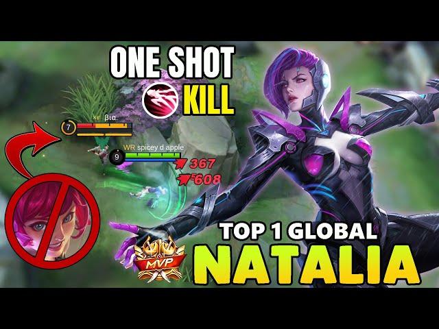 ONE SHOT KILL ~ NATALIA BEST BUILD 2021 ~ NATALIA TOP GLOBAL BUILD ~ NATALIA MOBILE LEGENDS