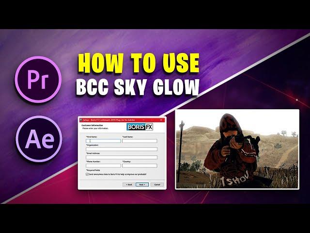 How to Use BCC Sky Glow | BCC Boris FX in Premiere Pro & After Effects