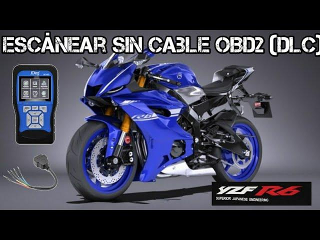 HOW to connect SCANNER without cable OBD2 Yamaha R6 Jdiag m100 / PRO 2017 onwards delete codes