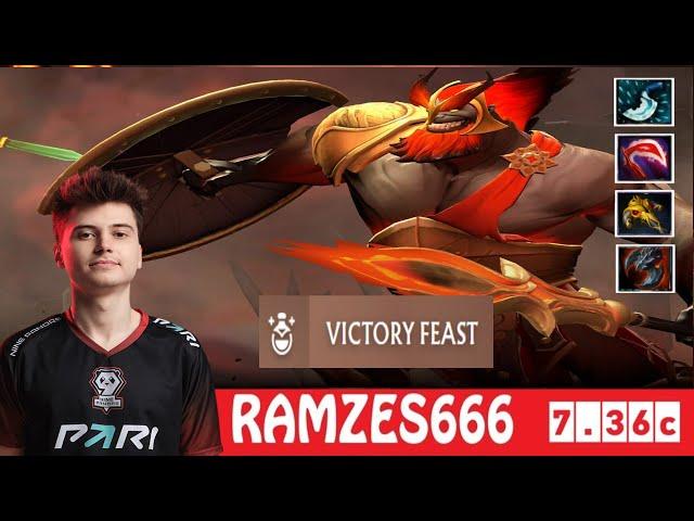 [DOTA 2] RAMZES666 the MARS [OFFLANE] [7.36c] [2]