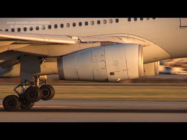 13 minutes of evening/sunset landings at YVR Vancouver