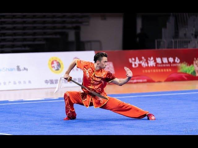 Men's Daoshu　Zhaohua Wu 9.84 points 2019 National Wushu Routine Championship(Men's)