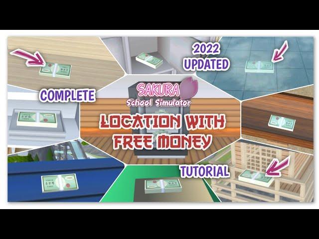 Finding all Locations with FREE MONEY【 Sakura School Simulator 】