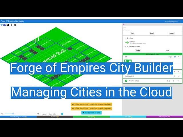 Forge Of Empires City Builder Tutorial - Managing Cities in the Cloud